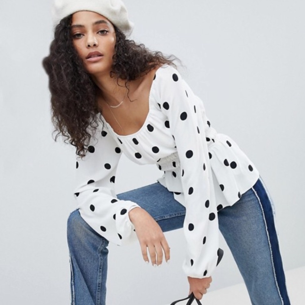 Polka Dot Blouse